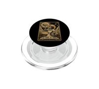 Tarot Card We Bake At Dawn Skeleton Sourdough Bread Baker PopSockets PopGrip for MagSafe