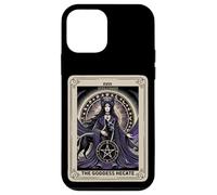 Tarot Card XVIII The Moon Goddess Hecate Pentacle Case for iPhone 12 mini