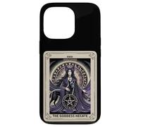 Tarot Card XVIII The Moon Goddess Hecate Pentacle Case for iPhone 13 Pro
