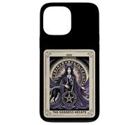 Tarot Card XVIII The Moon Goddess Hecate Pentacle Case for iPhone 13 Pro Max