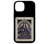 Tarot Card XVIII The Moon Goddess Hecate Pentacle Case for iPhone 14