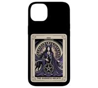 Tarot Card XVIII The Moon Goddess Hecate Pentacle Case for iPhone 14 Plus