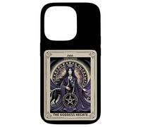 Tarot Card XVIII The Moon Goddess Hecate Pentacle Case for iPhone 14 Pro