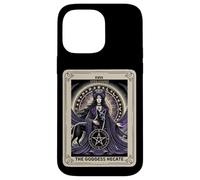 Tarot Card XVIII The Moon Goddess Hecate Pentacle Case for iPhone 14 Pro Max