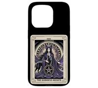 Tarot Card XVIII The Moon Goddess Hecate Pentacle Case for iPhone 15 Pro