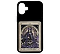 Tarot Card XVIII The Moon Goddess Hecate Pentacle Case for iPhone 16 Plus