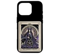 Tarot Card XVIII The Moon Goddess Hecate Pentacle Case for iPhone 16 Pro