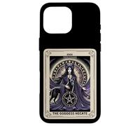 Tarot Card XVIII The Moon Goddess Hecate Pentacle Case for iPhone 16 Pro Max
