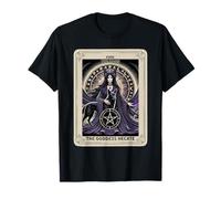 Tarot Card XVIII The Moon Goddess Hecate Pentacle T-Shirt