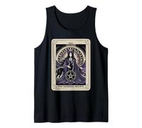 Tarot Card XVIII The Moon Goddess Hecate Pentacle Tank Top