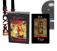 Tarot Cards - 36-piece Fortune Telling Game, Set, Spiritual Guidance Tool, Meditation Deck | Personal Growth Insight For Kids Adults Men Home Travel Party