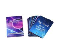Tarot Cards - 42 Pieces Space Fortune Deck, Aesthetic Divination Game for Meditation, Astrology Learning, Intuitive Reading Tool, Supplies, Spiritual Accessories for Kids Adults Halloween Use