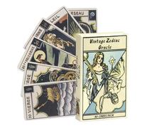 Tarot Cards - 48 Piece Beginner Oracle Deck for Meditation Spiritual Practice Personal Use Party Gatherings Family Friends | Portable Divination Board Game with Guidebook Insightful Symbolic Cards