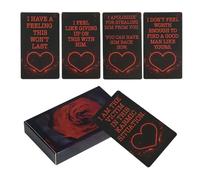 Tarot Cards - 50 Pieces, Artistic Layout Oracle Cards, Spiritual Meanings Fortune Telling Toys | Oracle Deck For Fortune-Telling, Relationship Guidance, And Career Reflections