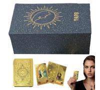 Tarot Cards - 78-Card Oracle Deck for Fate Divination and Entertainment with Mystical Symbolism Function, Russian Edition Playing Cards for Family Board Games, Social Gatherings, Collectors, Gift Pack