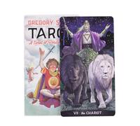 Tarot Cards - 78 Card Plate Set for Divination Destiny Divination, Mystical Design with Portable Construction and Smooth Handling, Oracle Deck for Adults, Family, Friends
