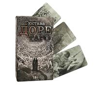 Tarot Cards - 78 Divination Deck, 3.94x2.36 Inches Oracle Board Game with Portable Design, Interesting Russian Language Tool, Recreational Entertainment Set for Adults Women Home Travel Leisure