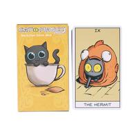 Tarot Cards, 78 Fate Divination Deck, Fortune-Telling Board Game, Entertainment Tarot Card Set for Adults & Family