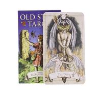 Tarot Cards - 78 Piece Board Game for Portable Tarot Fate Reading, English Version with Reliable Lightweight and Smooth Shuffle, Oracle Deck for Beginners, Enthusiasts, Adults, 4.06x2.36 inches