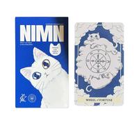 Tarot Cards - 78-piece Cat Theme Fortune Telling Tool, Beginner Tarot Deck, Feline Divination Set | Spiritual Guidance Meditation Tool For Home Travel Party Decision Making Future Planning