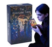 Tarot Cards- 78 Pieces Oracle Deck for Love and Bonding, Illustrated Guidebook Compact Packaging, Spiritual Tool with Emotional Insight, Relationship Game for Party, Retreat, Travel