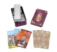 Tarot Cards - 78 Sheet English Tarot Deck for Insight and Learning, Portable Design with Psychological Themes, Inspiration Board Game for Future, Past, Self Discovery, 4.33x2.64x1.57 inches