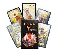 Tarot Cards - Beginner-Friendly Artistic 78 Sheets,Board Game Chinese Art Tarot Cards Set - for Women Friends Kids Teens Eastern Culture Lovers Date Night Gathering Home Picnic