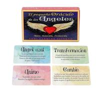 Tarot Cards - Beginner Oracle Deck, Angel Fortune Telling Cards with Guidance Illustrations, Easy to Use Oracle Set, Ideal for Kids Adults Women Home Travel Party Meditation