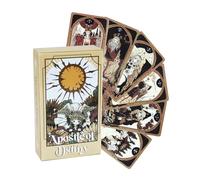 Tarot Cards Board Artistic Deck 78 Sheets, Adorable Colleagues Tarot Card, Spiritual Exploration Divination Tool, Beginners-Friendly for Friends, Teens, Student, 4.06x2.36 inches