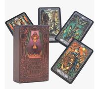 Tarot Cards,Classic Set with Guide Future, The Game Beginner And Professional Player for Holiday Family Party Playing Card Board Game Gifts,Brown