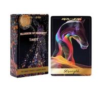 Tarot Cards, Clear Imagery Floral Deck, Artistic Physical Set With 10.3x6cm, Spiritual Reading Tool, Clear Floral-Themed Illustrations, Ideal For Dream Interpretation Guidance And Collector Display