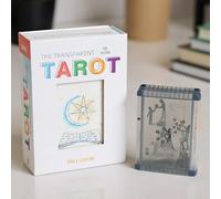 Tarot Cards, Clear Portable Tarot Cards, Future Predictions, Gothic Style, For Learning Telling Beginner Experts Spreads Travel Journal Horror Christmas