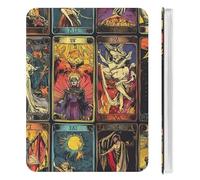 Tarot Cards Cute Tablet Case with Pencil Holder Lightweight Hard Protective Cover Compatible with iPad Mini 4/5/6