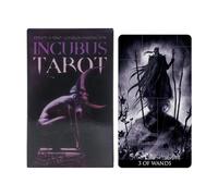 Tarot Cards, Dark-Themed Artistic Design, 10x6cm, Terrifying Figures Pattern Board Game Deck, 78-Sheet Collectible Card Set, Easy To Use, For Youth Adult Family Gathering Travel