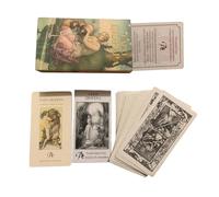 Tarot Cards De-ck, Complete 78-Card Tarot Deck, 12.3x6.8x3cm, Portable Ta-rot Deck, Russian Oracle Cards, Versatile Entertainment Tool, For Home Use, Travel, Leisure, Parties