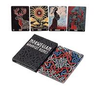 Tarot Cards Deck - 24 Pieces Divination Learning Tabletop Game, Portable Learning Tarot Deck for Friends Family, Easy to Use Reading Function, Card Game Tool, Tarots Accessory for Home Garden Party