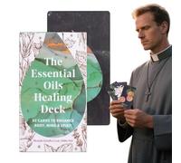 Tarot Cards Deck, 52-Piece Oracle Card Set, 11.7 x 6 cm Spiritual Cards, Includes Affirmation Book, Astrology Guide, Daily Fortune Telling, Divination Tools, Ideal for Meditation, Readings