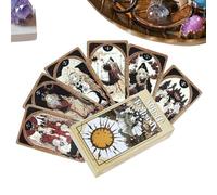 Tarot Cards Deck - 78 Artistic Paper Card Set for Divination, Fortune Telling, or Spiritual Guidance, Interactive Beginner Friendly Toy for Family, Friends, Teens, Adults, Gathering Use