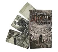 Tarot Cards Deck, 78 Desktop Toy Cards, Russian Interesting Portable Entertainment Oracle Deck Divination Tool for Adults Women Home Travel Leisure