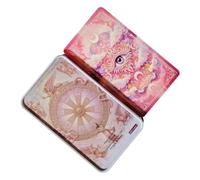 Tarot Cards Deck 78 Piece Portable Romantic Interaction Games with Tin Box