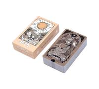 Tarot Cards Deck | 78 Pieces Collectable Toy for Card Games | English Oracle Cards | For Spiritual Leadership Meditation Astrology Study Dream Interpretation