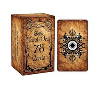Tarot Cards Deck - 78 Sheet Divination, Game Board for Fate Insight, Spiritual Exploration Tool with Detailed Design, Family Party Accessory Enjoyment for Adults Kids