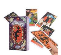Tarot Cards Deck 78 Sheets Halloween Fate Divination Board Game Playing