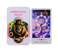 Tarot Cards Deck 78 Sheets Paper Collectible Rose Theme Toy