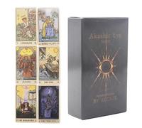 Tarot Cards Deck, 8 Sheets Board Game, 3.94x2.36 Inch Divination Games, Spiritual Fate Tools, Lifestyle Gadgets for Adults Kids Family Parties Exploration Enjoyment, Home Accessory for Daily Practice