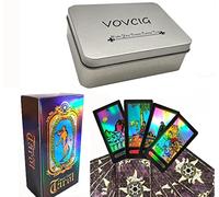 Tarot Cards Deck English Spanish Bilingual Tarot Cards Deck,Tarot Cards with English Guide Book,Exquisite and Practical Gift Boxes