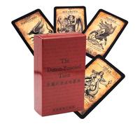 Tarot Cards Deck - English Version Oracle, Prediction Cards with Easy Reading, Fortune Deck with Insight Guidance, Board Game, Divination Aid for Family, Beginners, Professionals, Women, and Men