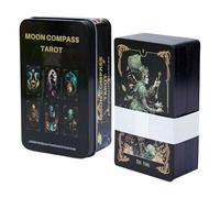 Tarot Cards Deck - Fortune Telling Deck | Spiritual Game Party Nights | 78-Piece Mystical Oracle Set With Unique Art Design, Divination, Meditation, Gift Giving, Club Events, And Relaxation