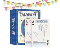 Tarot Cards Deck - Palm Reading Compact Poker Game - Beginners Tarot Decks | for Spirit Holiday Love Work Adventure