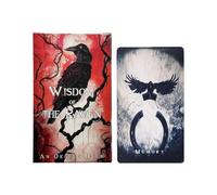 Tarot Cards Deck - Raven Wisdom Guide, Portable Set with Foil, Thick Cardstock Exterior, Esoteric Meditation Aid, Unique Spiritual Entertainment for Family Gatherings and Retreats